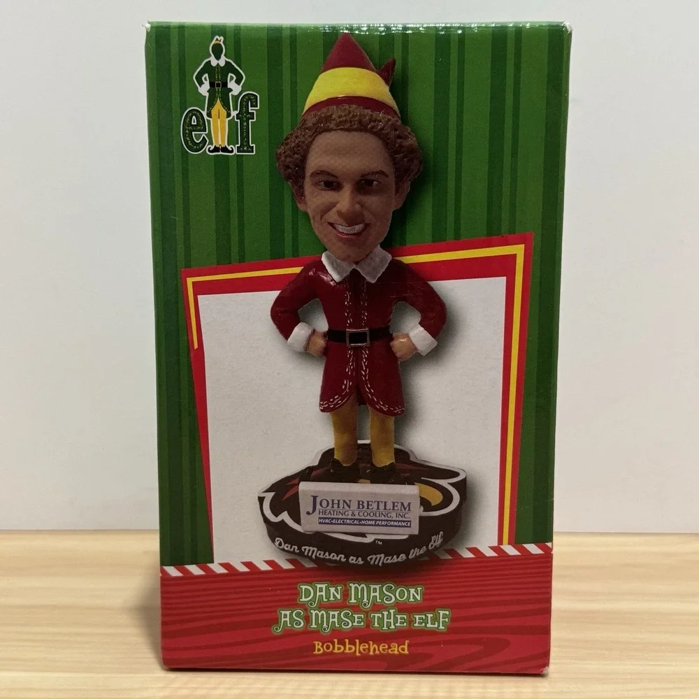 Rochester Red Wings DAN MASON As Mase The Elf Bobblehead New Unused